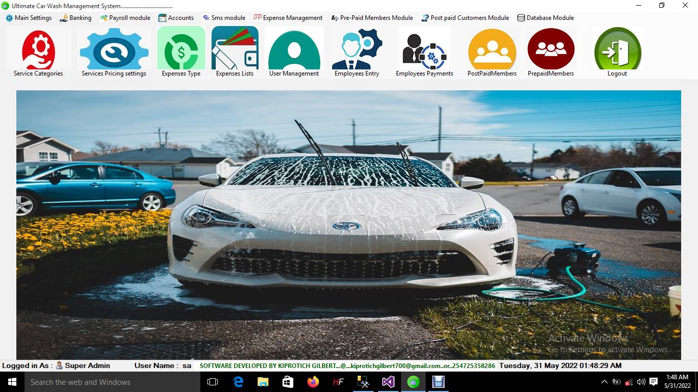 Car Wash Management System by Kamuniat CodeCanyon